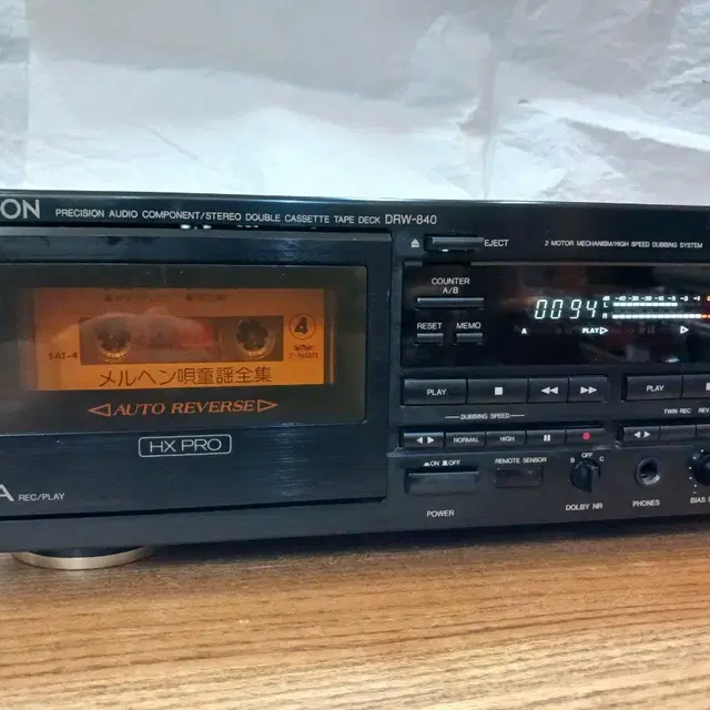 데논 더블 카세트데크 / DENON DRW-840