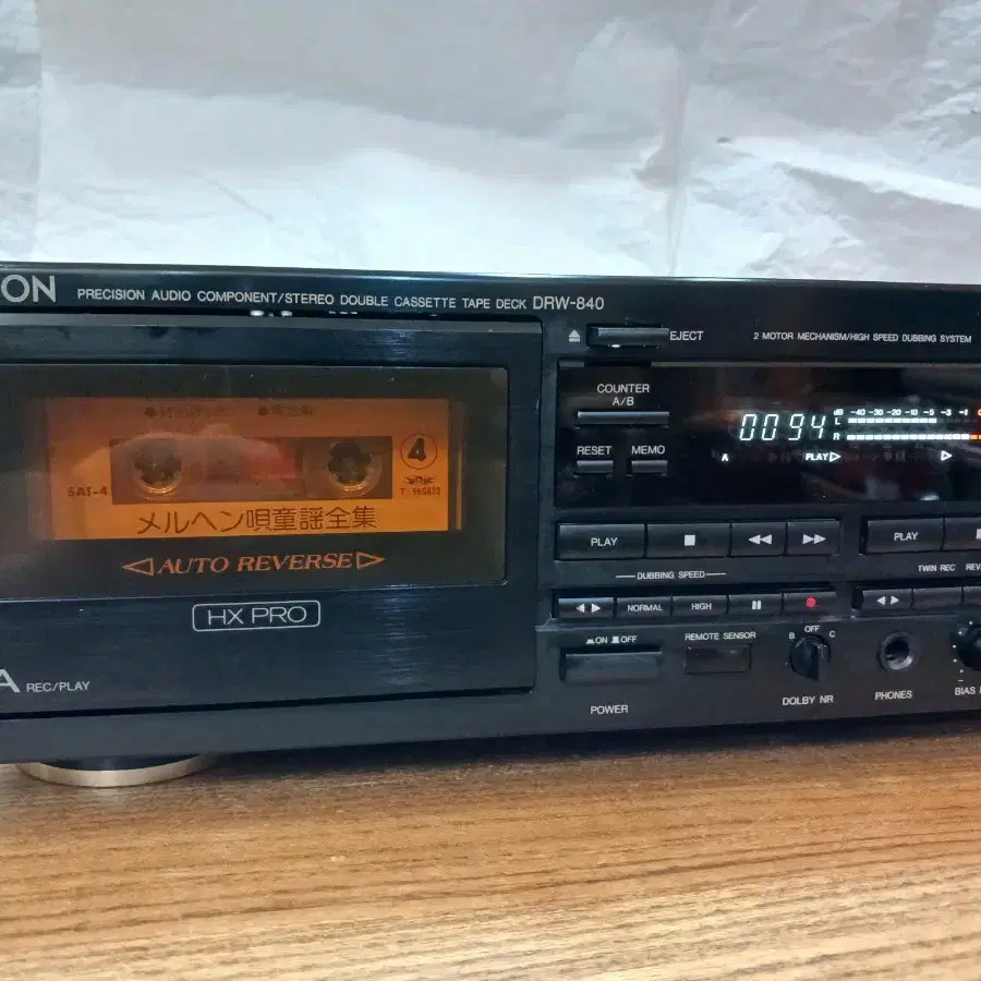 데논 더블 카세트데크 / DENON DRW-840