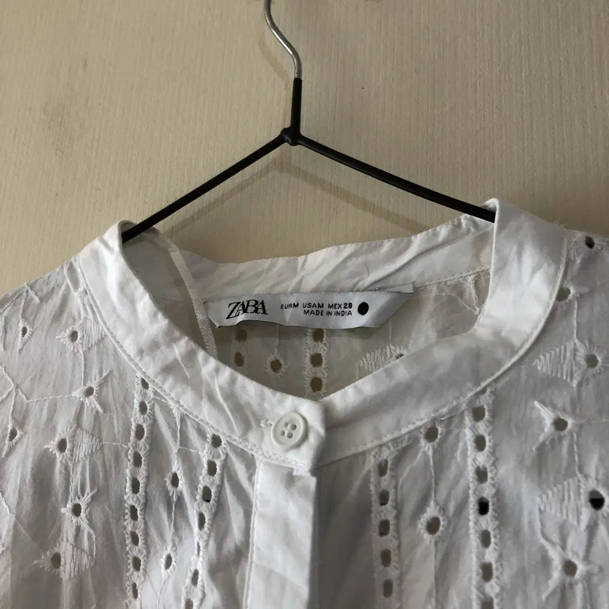 Vintage Zara cream black beads bl