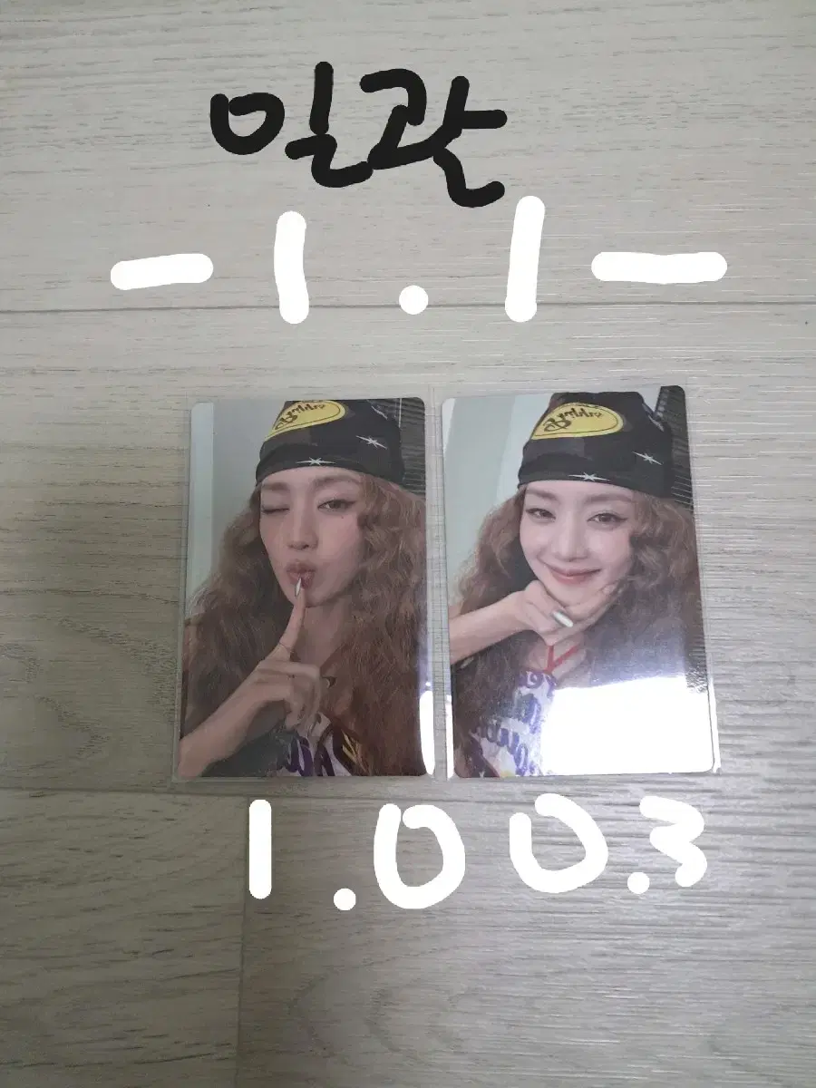 (급)minnie photocard 팔 (뜻고 baro 슬리브에 넣었습니다)