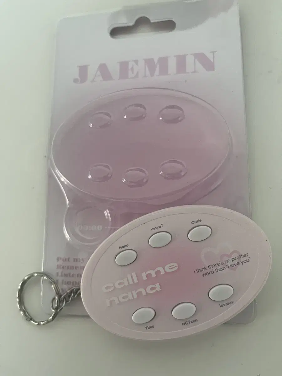 Jaemin Voice Keyring