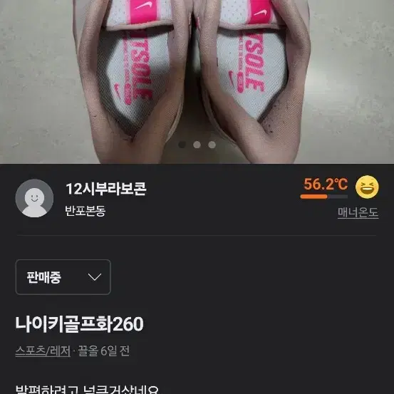 나이키골프화260