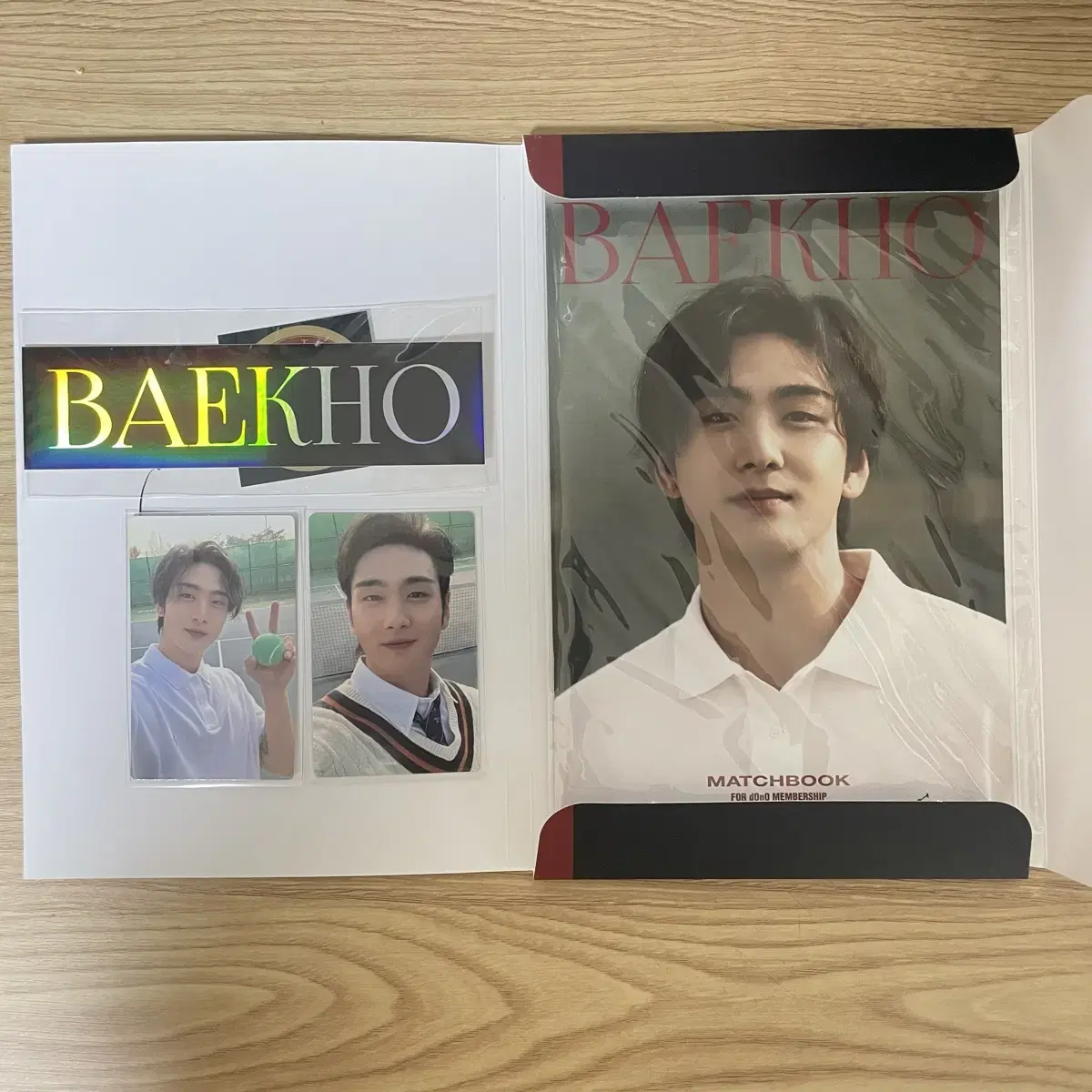 Baekho kang dongho Membership kit (photocardO)