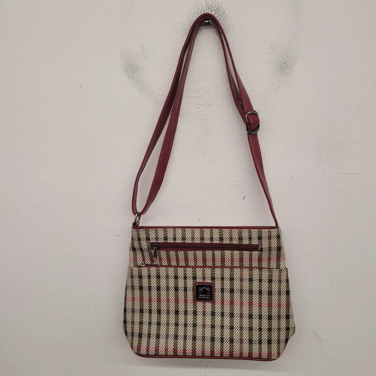 [free size] SUNSTAR Check Pattern Crossbody Bag