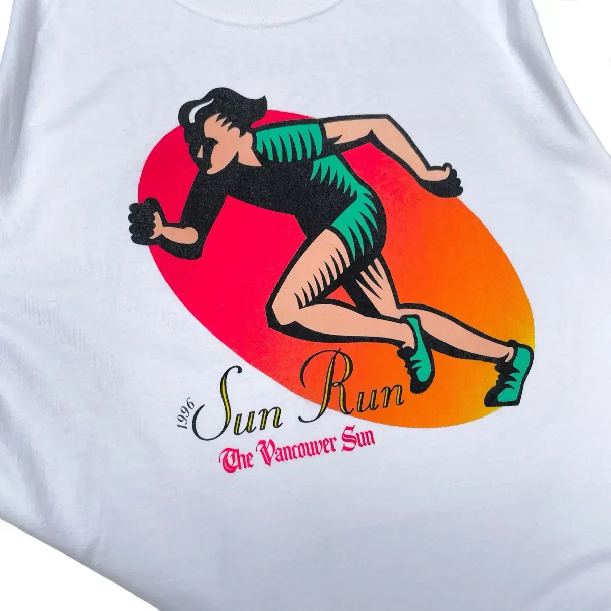 90's Vancouver Sun Run Graphic T-shirts