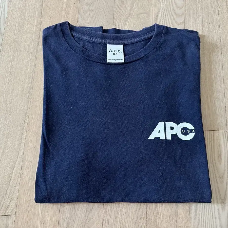 아페쎄 apc USA 티셔츠 네이비 S