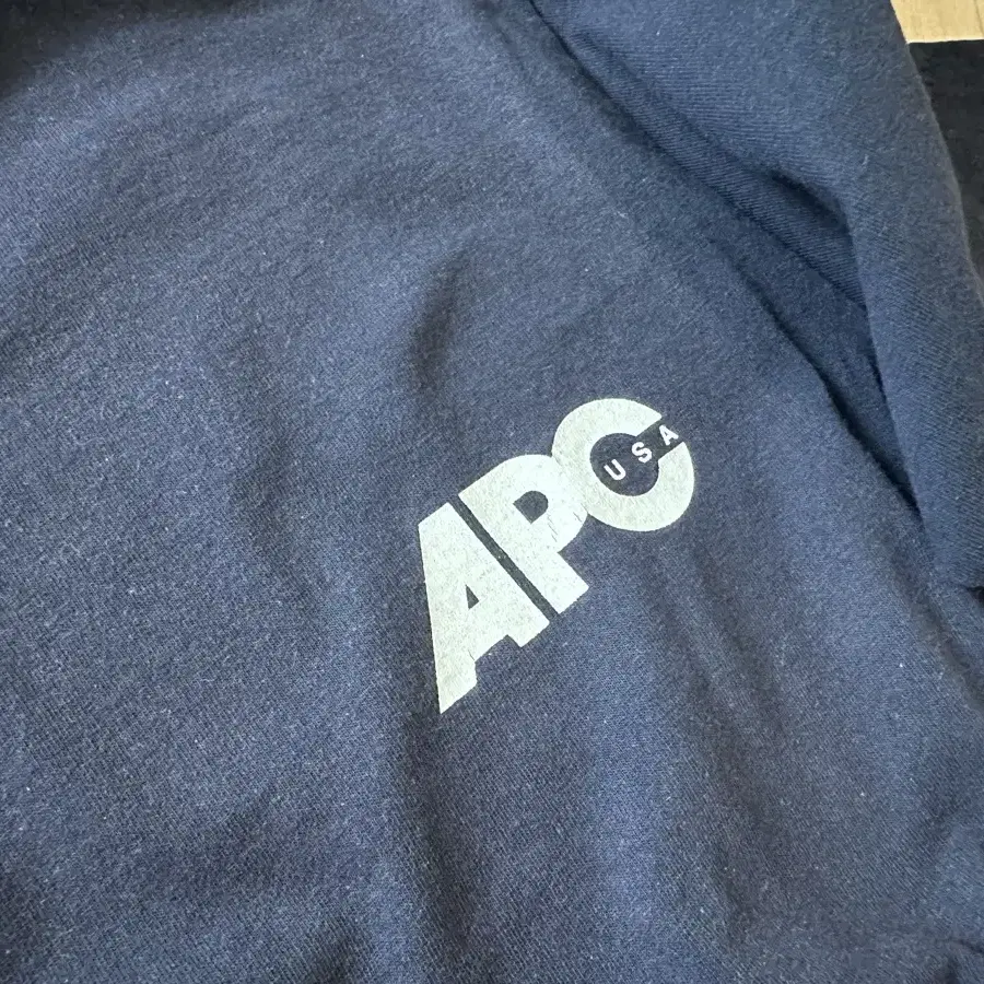 아페쎄 apc USA 티셔츠 네이비 S