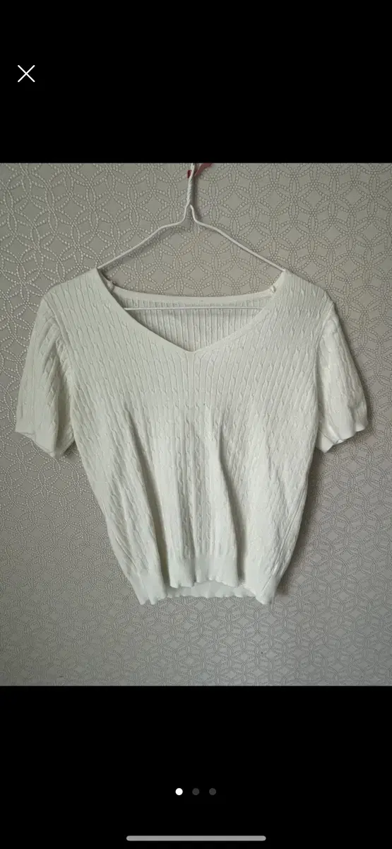 Short sleeve knit