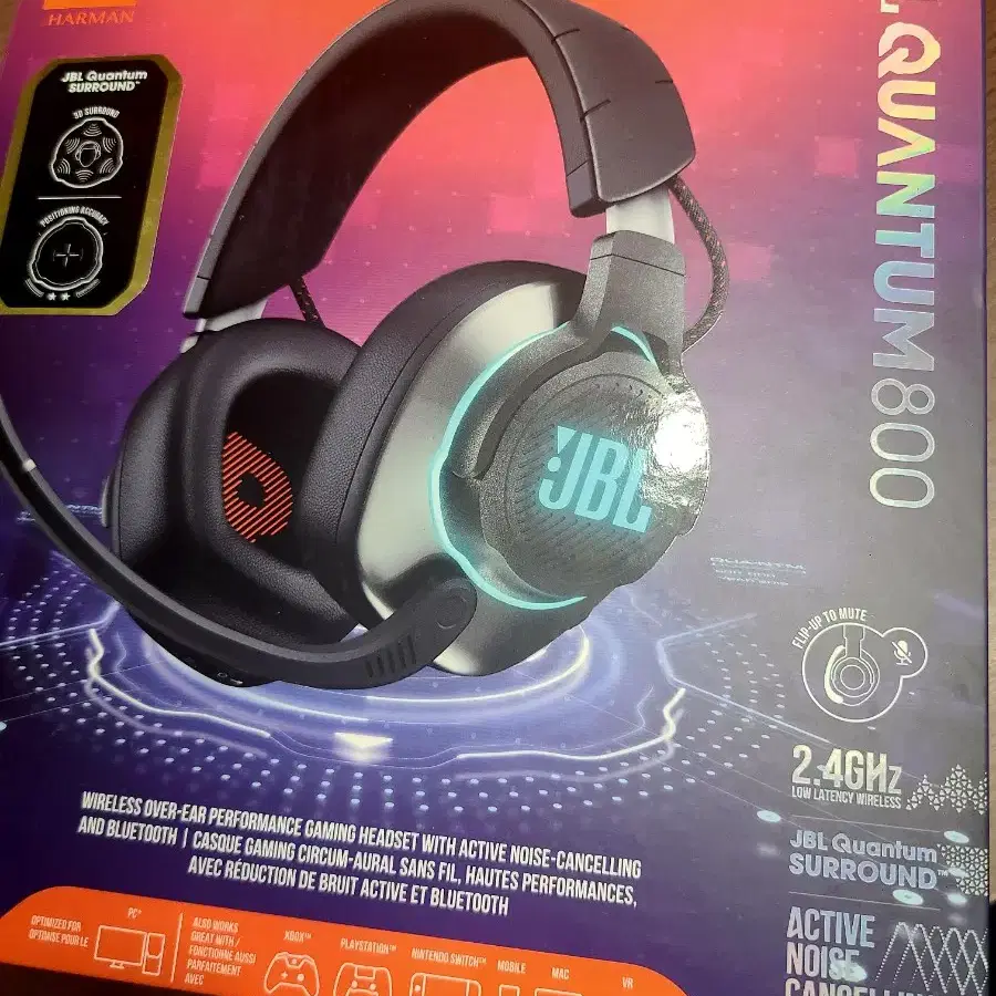 헤드셋  jbl quantum800 미개봉 새제품