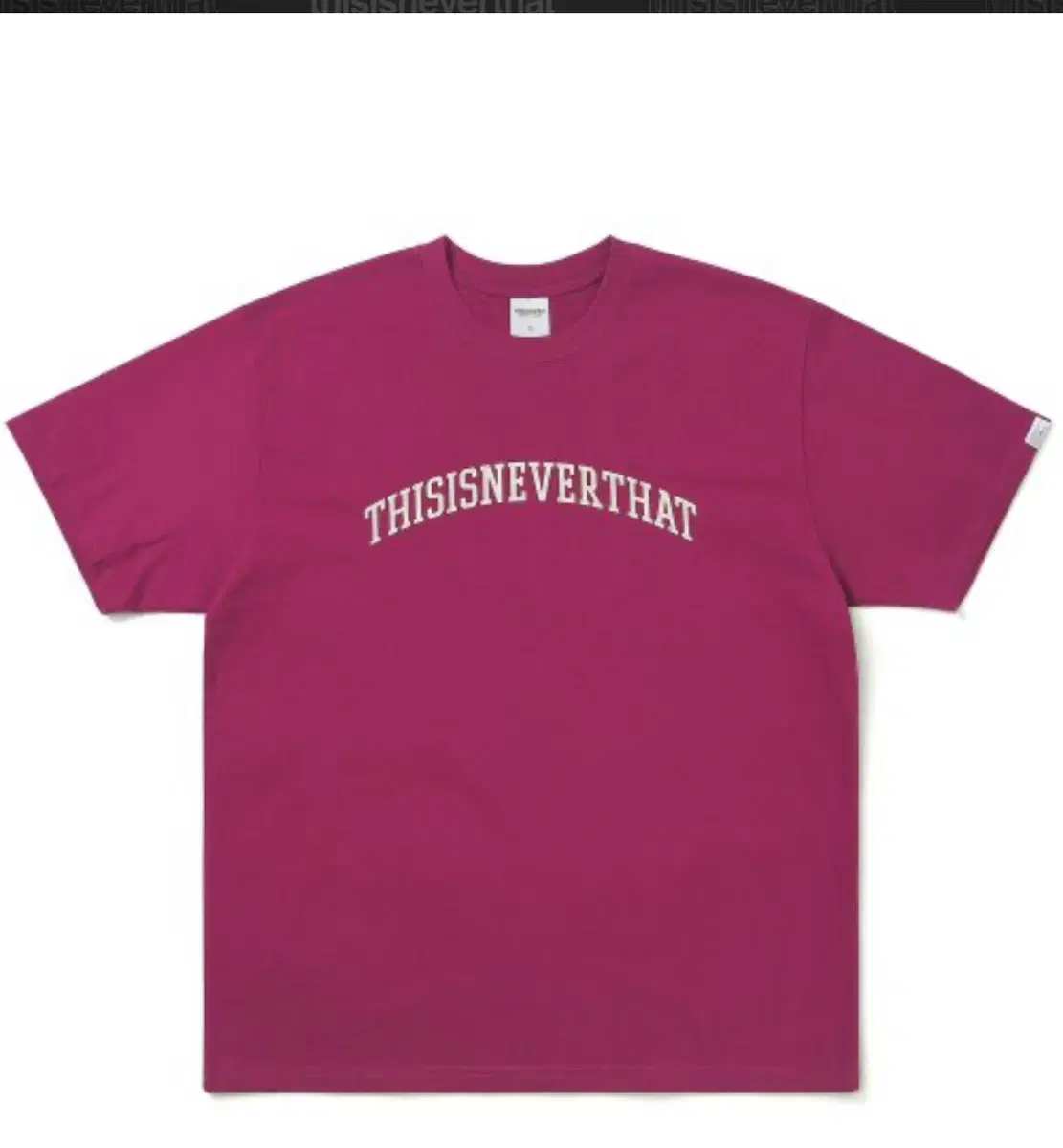 디스이즈네버뎃 디네뎃 ARC Logo Tee Wine