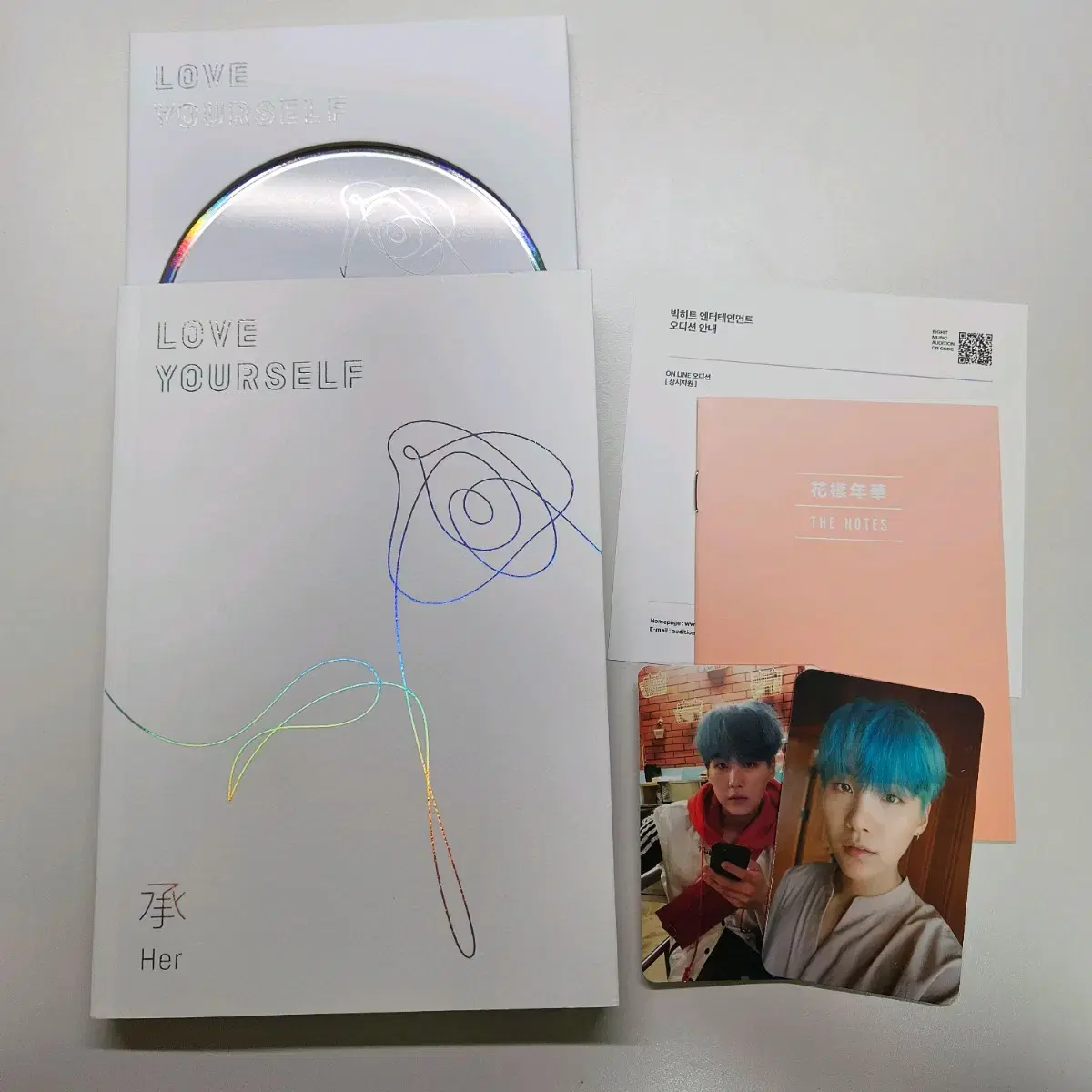 방탄 love yourself 앨범 승 her 양도 알엠진제이홉지민뷔정국