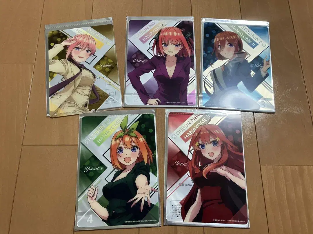 Bride of Five Brides Kuji Illumination A3 Clear Poster All Types