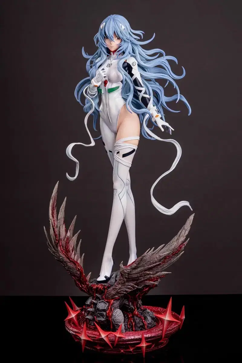 (In-kind)Hunter Fan Ayanami lay Resin Statue Shin Evangelion