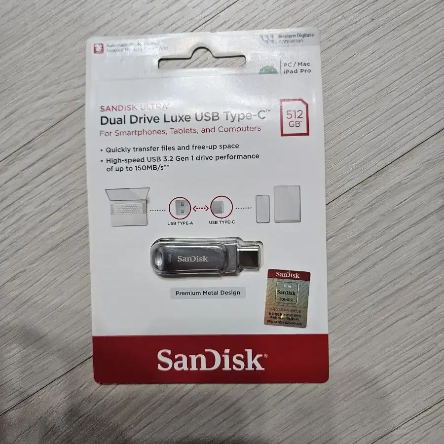 sandisk ultra dual drive luxe type-c(미개봉