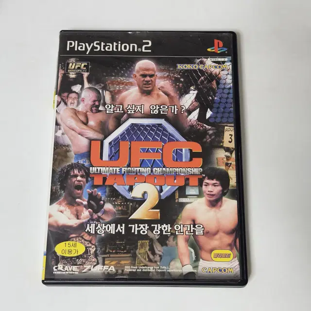 PS2 UFC 2 탭아웃 세상에서 가장 강한 인간들 정발