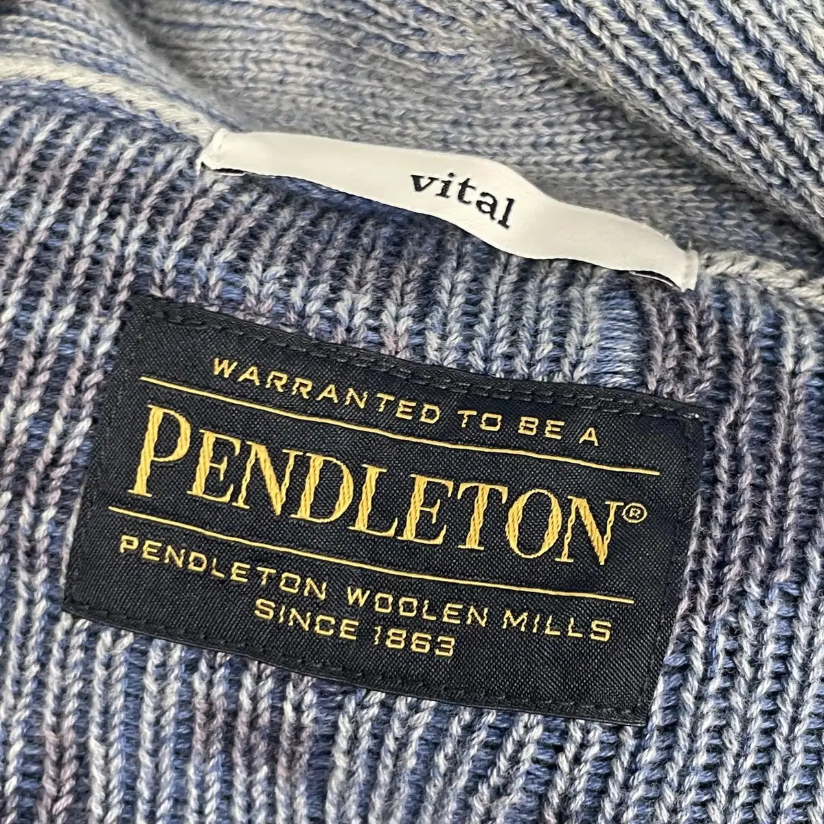 [M/100] 새제품 PENDLETON 펜들턴 워싱 숄카라 가디건