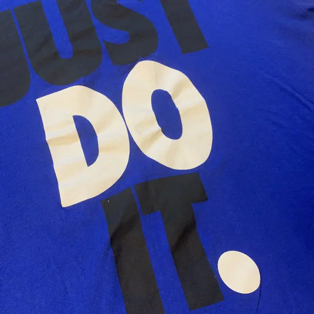 XL) Nike 나이키 블루 반팔티 just do it