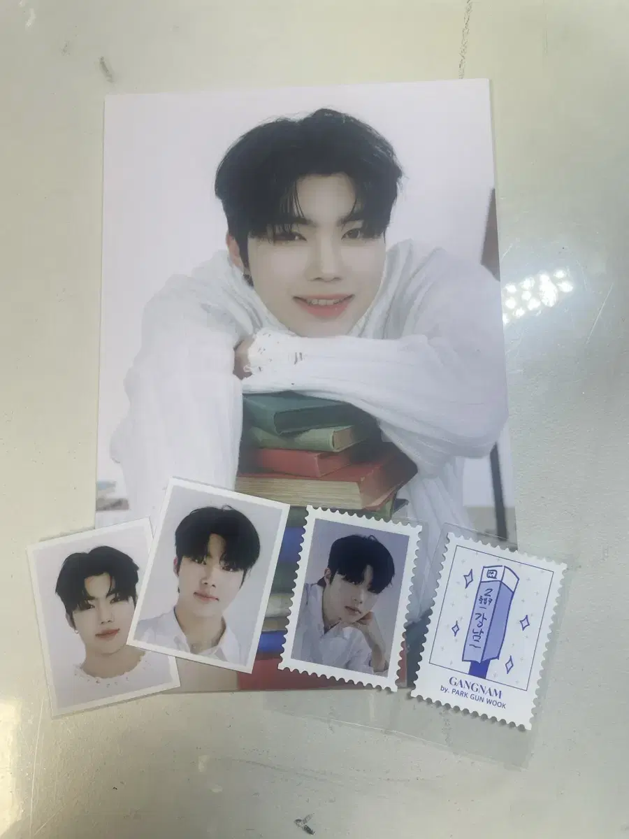 zerobaseone zb1 moremodern pop up store park gunwook postcard stamp wts