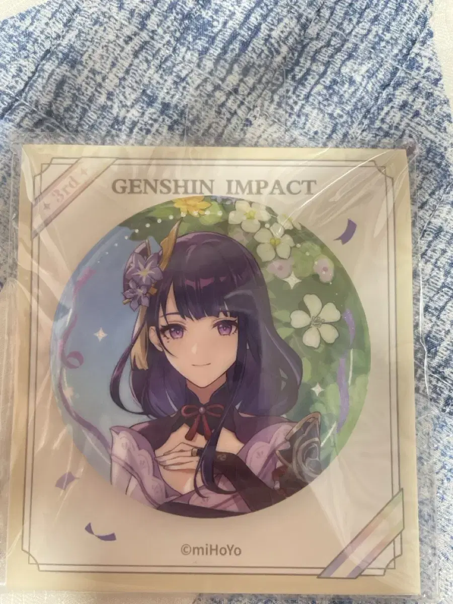 Genshin Impact Shogun Can Badge Sealed