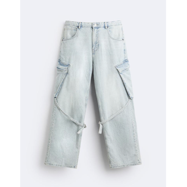 34 자라 JEANS CARGO 데님팬츠