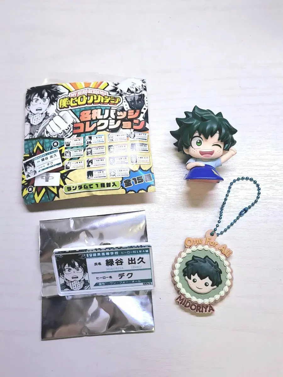 (Capsule 0 )Hiroaka Midoriya Nameplate Onemutan 1st Keyring