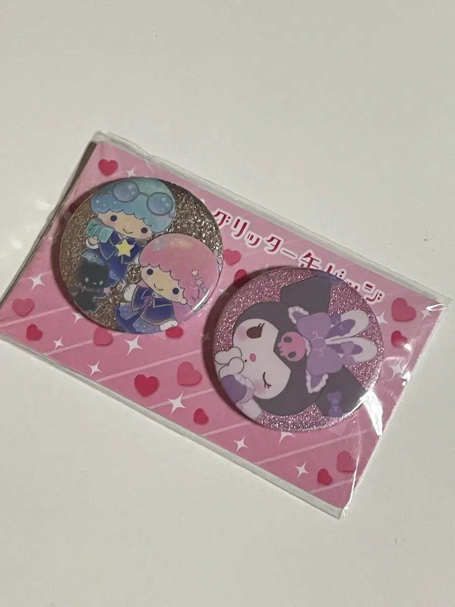 Sanrio Kikirara Kuromi Badge Set