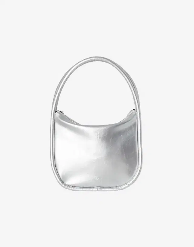 여밈 oval bag silver 오벌백 실버