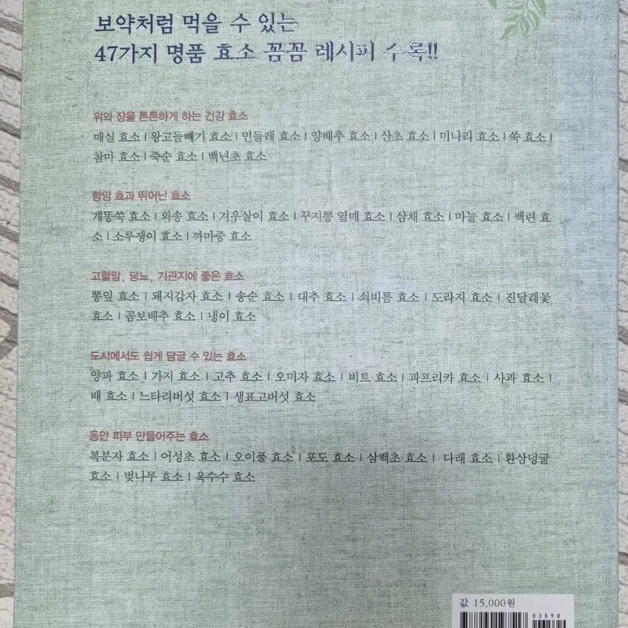 김시한 원장의 달지 않은 효소 만들기