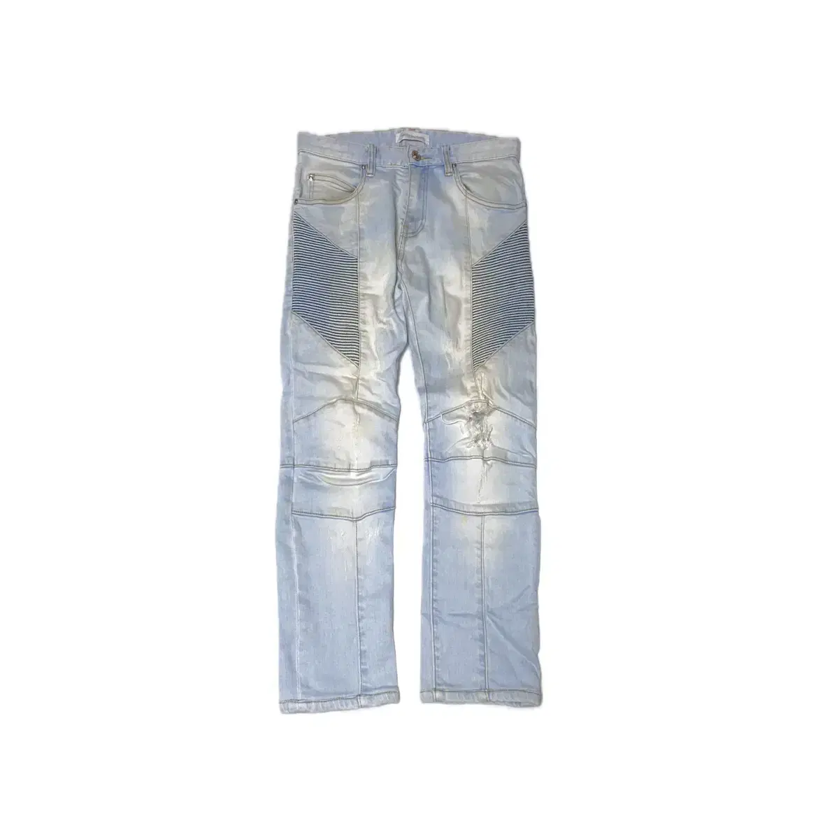 Pierre Balmain 2010s Archive Side Biker Denim