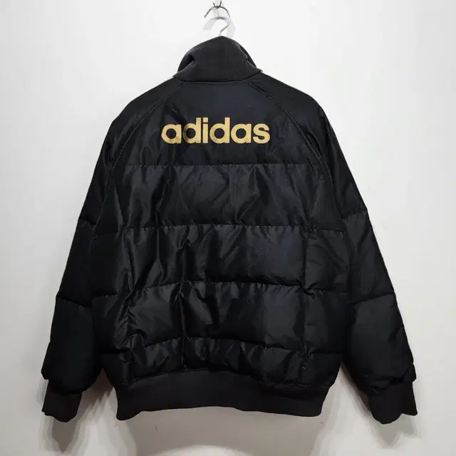 아디다스 ADIDAS  빅로고 패딩 점퍼 자켓 블랙L