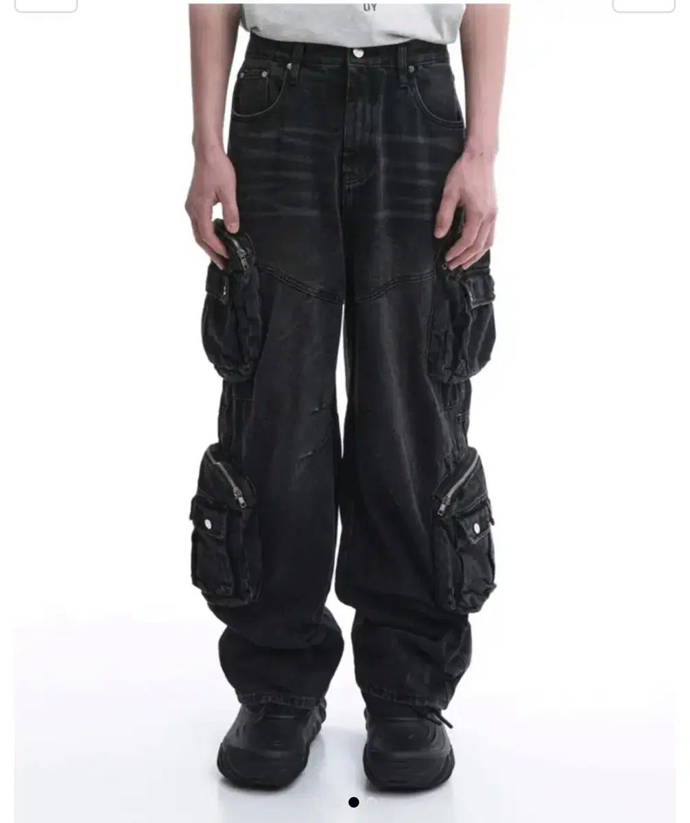 OY Onda Cargo Pants Black New