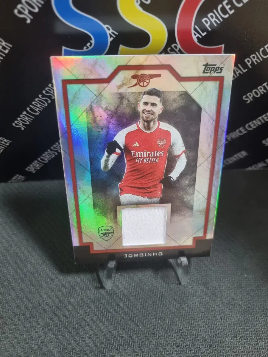 24Tops Arsenal Jorginho Authentic Shirt Jersey Football Card