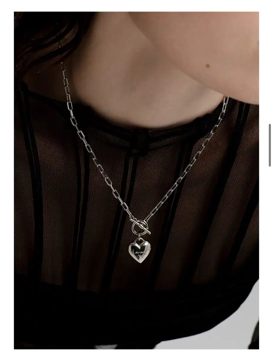 Vintage Hollywood Love Lock Heart Necklace