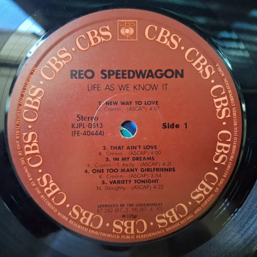 국내라이센스반/REO Speedwagon LP