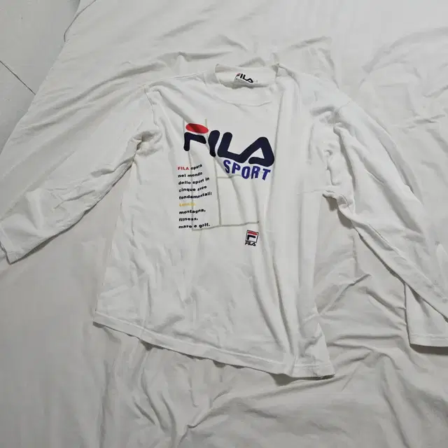 휠라 FILA 빈티지 롱슬리브 L