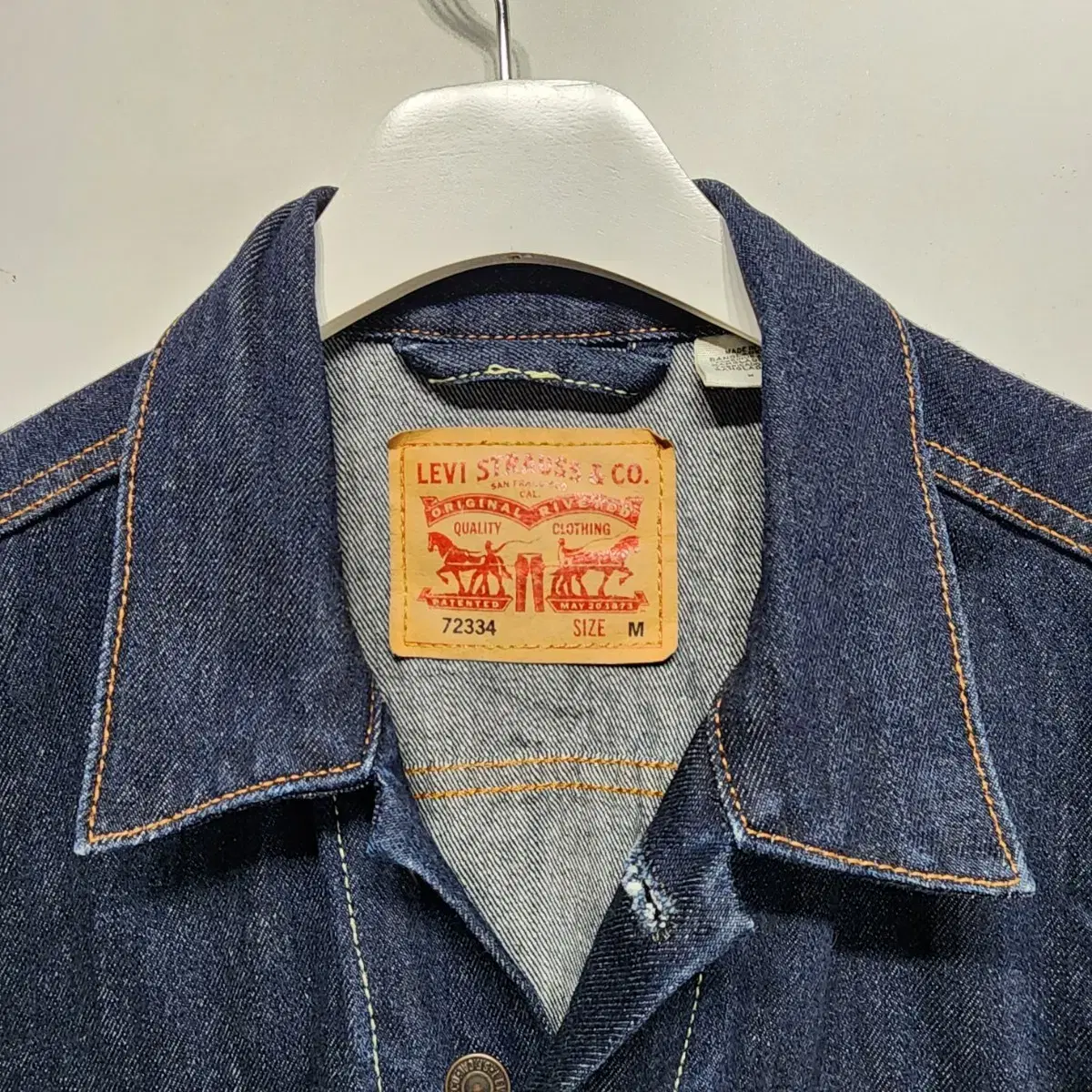 리바이스 LEVIS 72334 데님자켓 청자켓 M