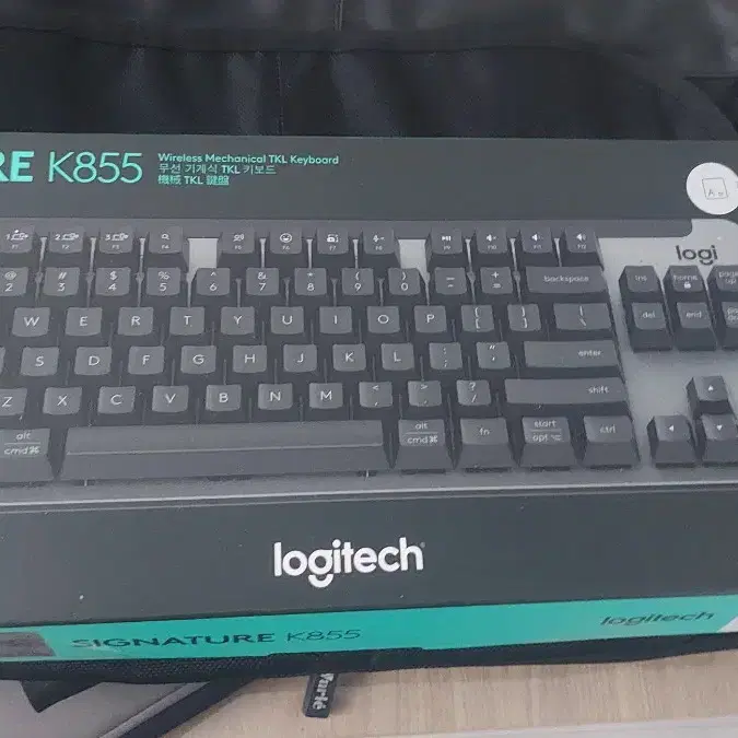 로지텍 시그니처 K855 텐키리스 블랙 TKL