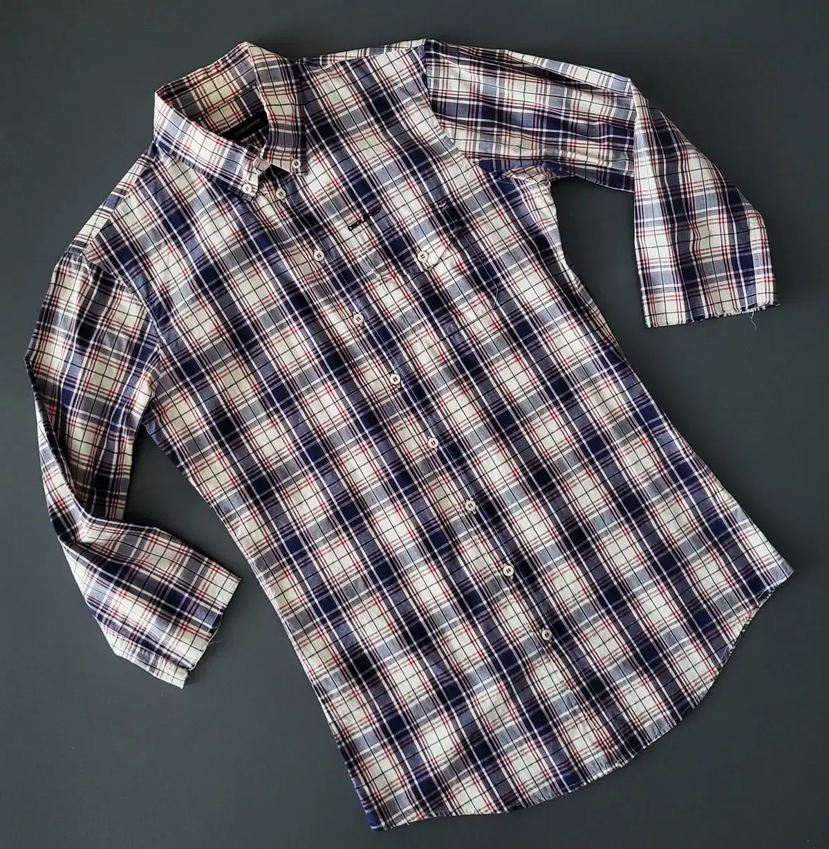 Deconstructed 7-Part Check Shirt