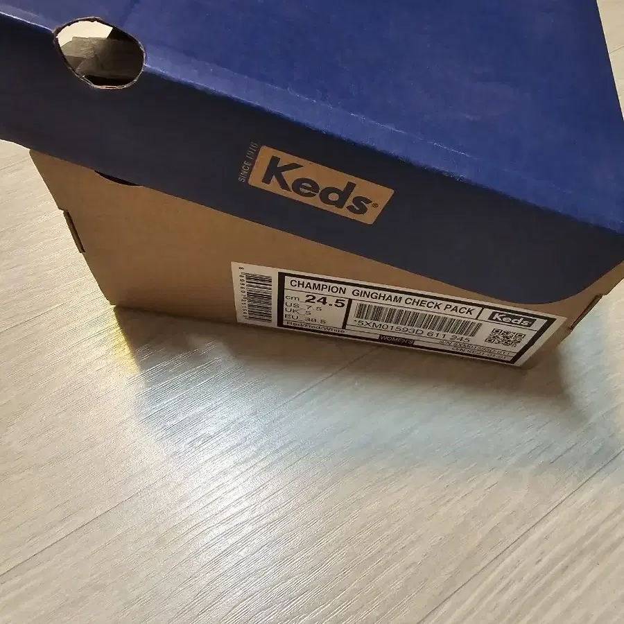 Keds 깅엄체크 245mm 새상품