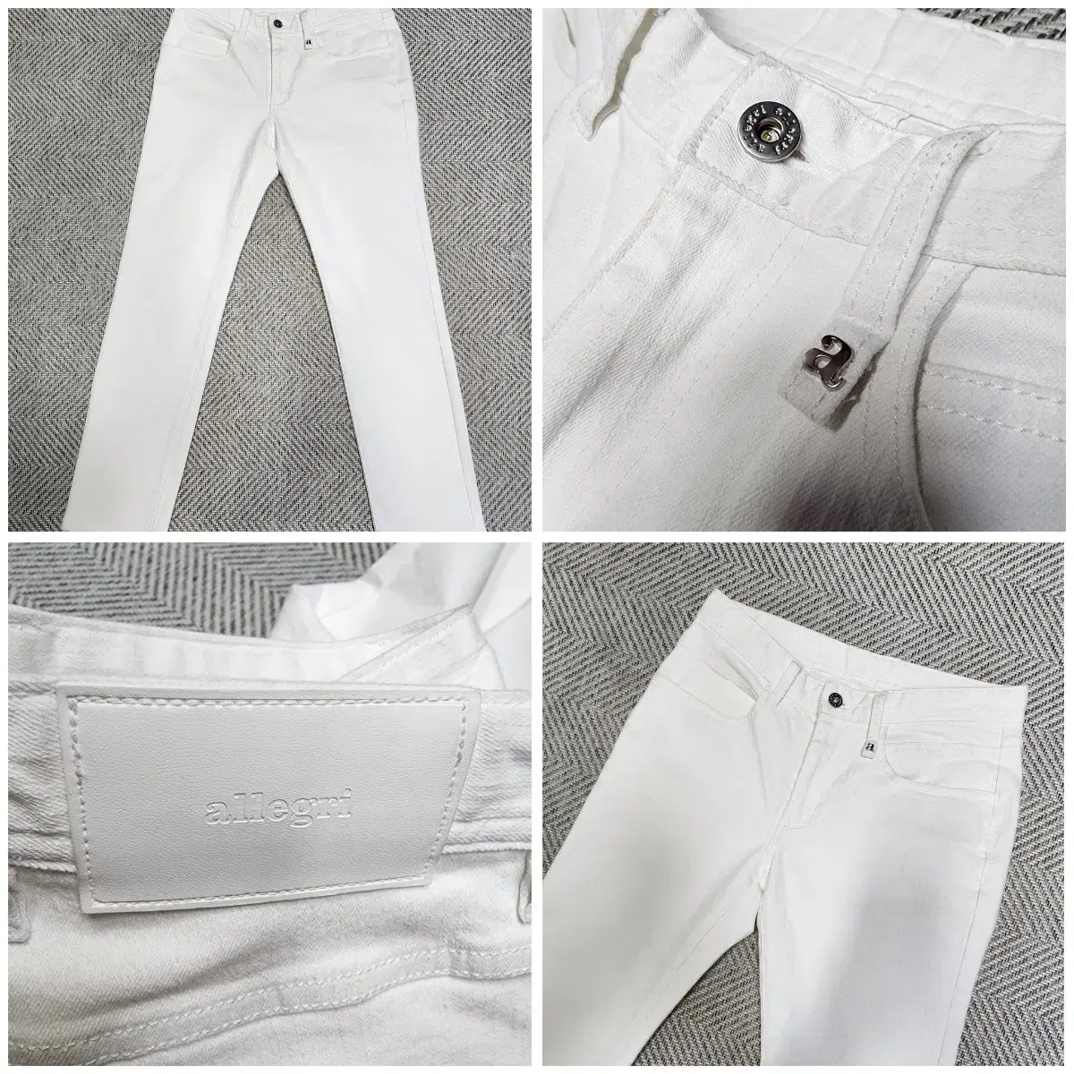 (Genuine) Allegri White Denim Pants / Spanky O/78 (29-30)