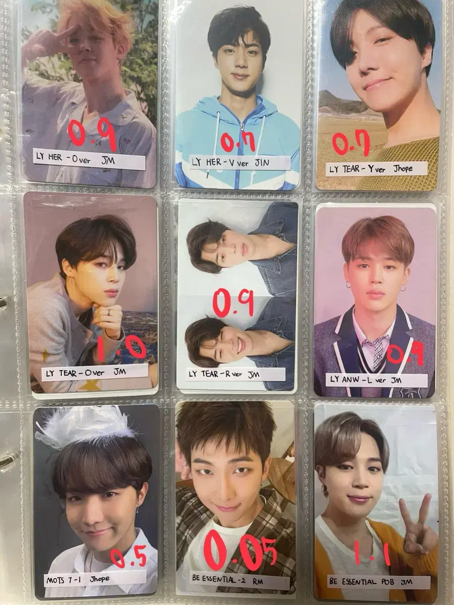 Bangtan photocard