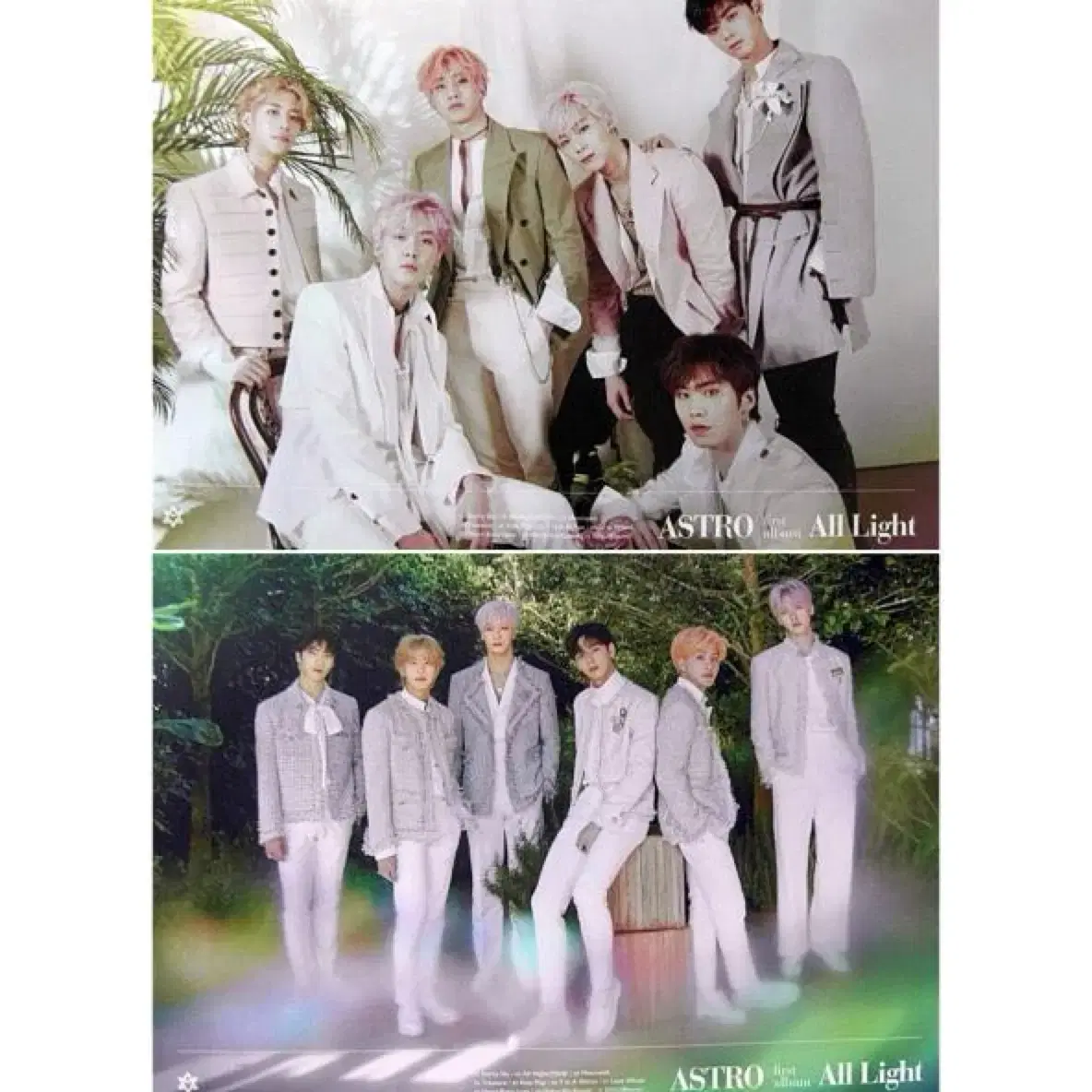 아스트로 All Light 포스터 & 앨범(green,white)