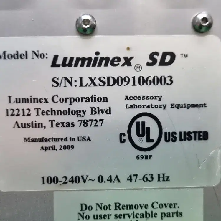 Luminex 200  Luminex SD Luminex XYP