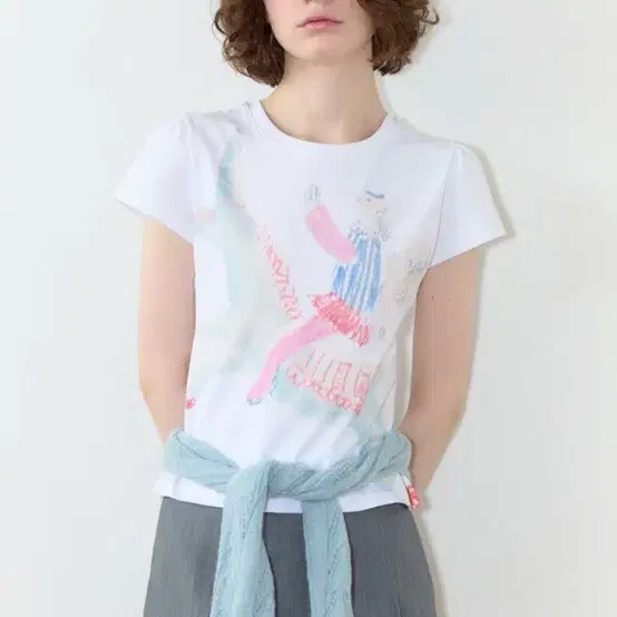 시눈 big unicorn puff t-shirts