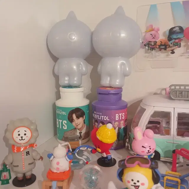 방탄소년단 bts bt21 콘서트장 피규어 캠핑카