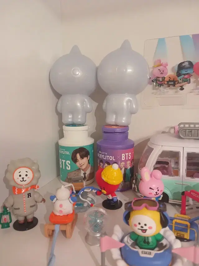 방탄소년단 bts bt21 콘서트장 피규어 캠핑카