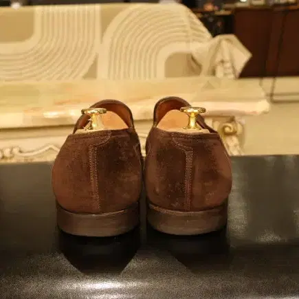 JOHN LOBB/존롭/테슬로퍼/스웨이드/브라운/UK9EE/280