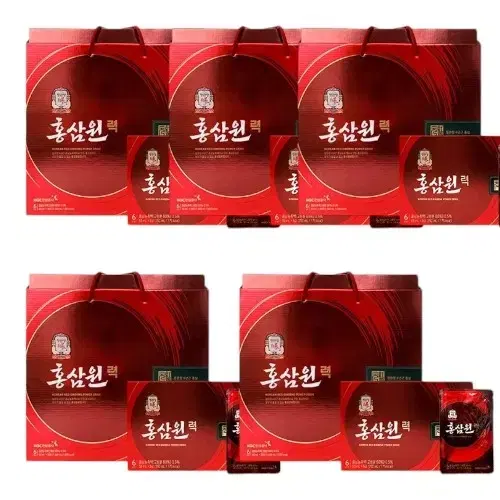 세계 인삼 1위 정관장 홍삼원력 50ml 30포 5세트 (쇼핑백포함)/