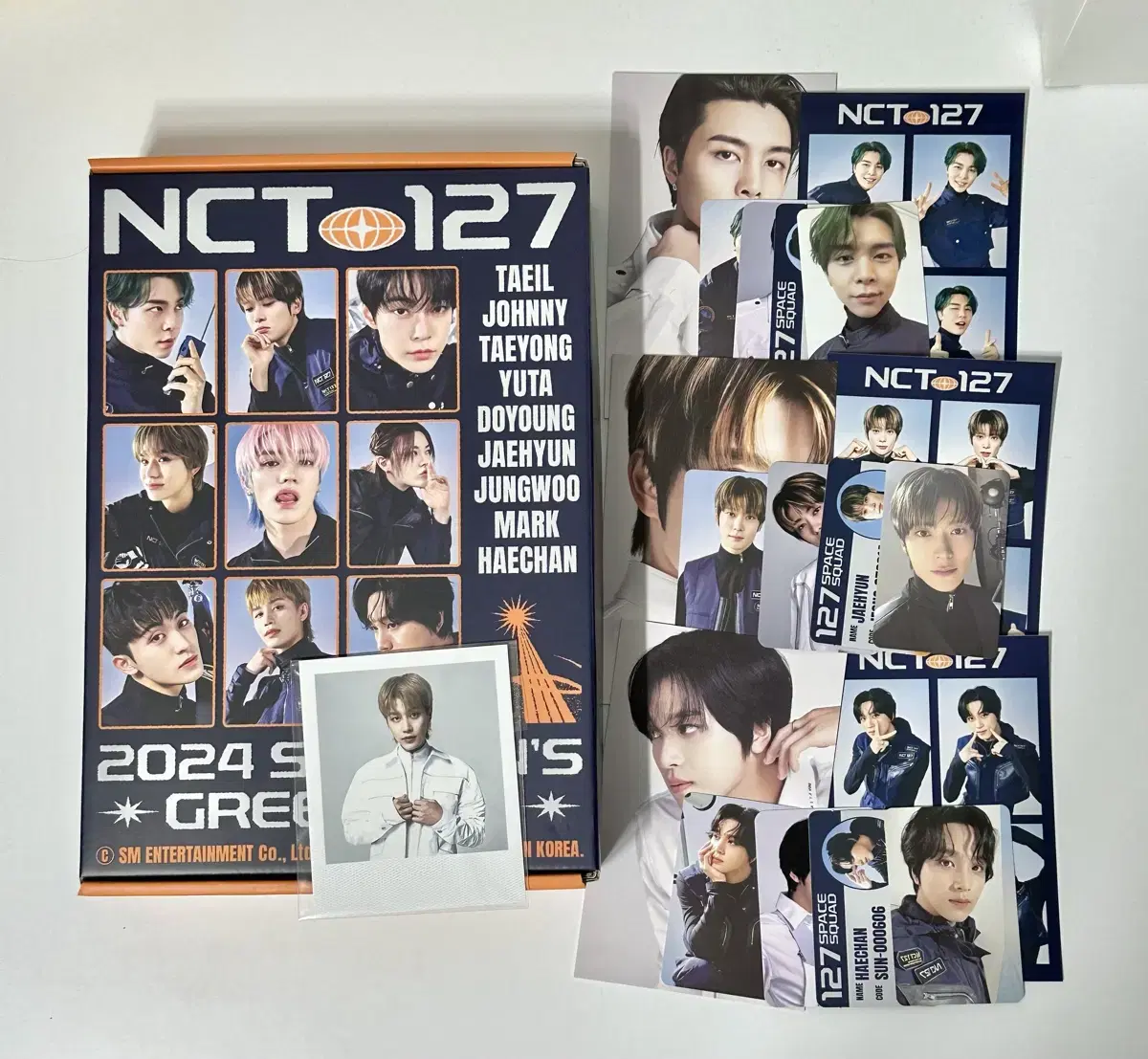 nct 127 2024 seasons greetings jaehyun haechan johnny season's greetings wts