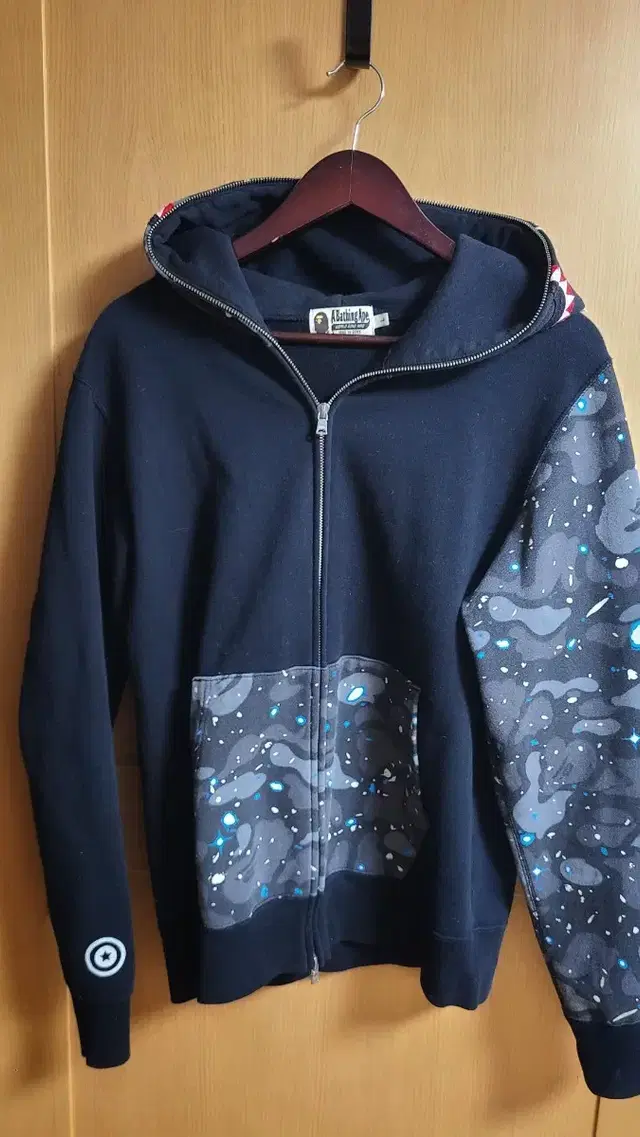 BAPE Space Camo Shark Full Zip Hoodie